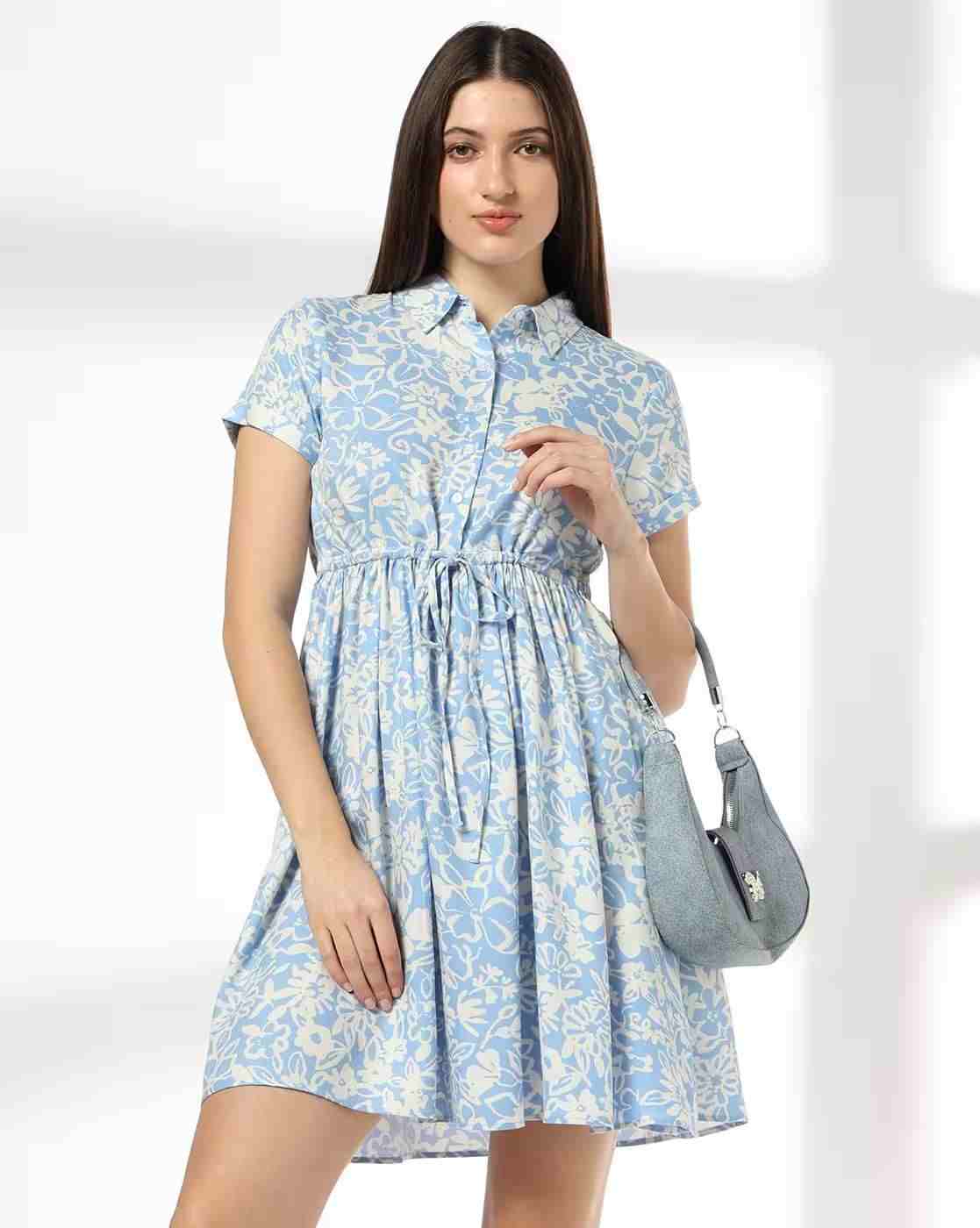 RIO | Women Floral Print Shirt Dress|0