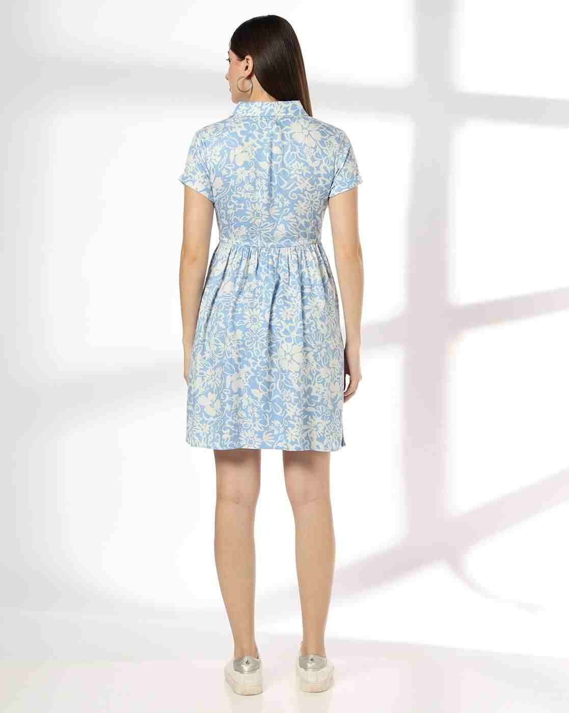 RIO | Women Floral Print Shirt Dress|2