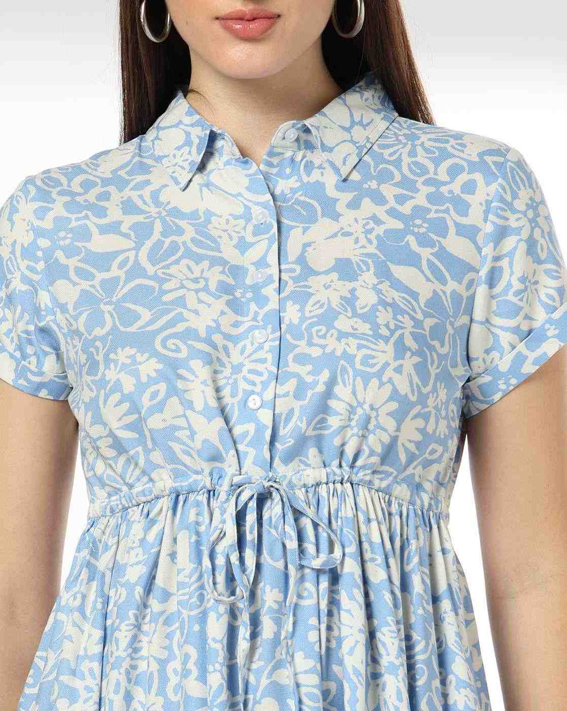 RIO | Women Floral Print Shirt Dress|4