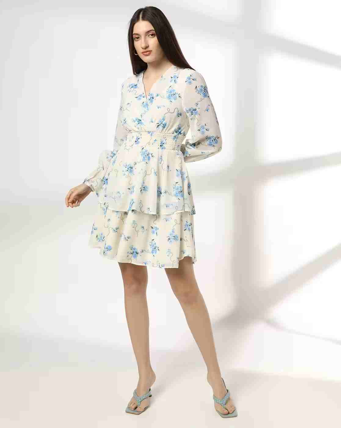RIO | Women Floral Print Tiered Dress|0