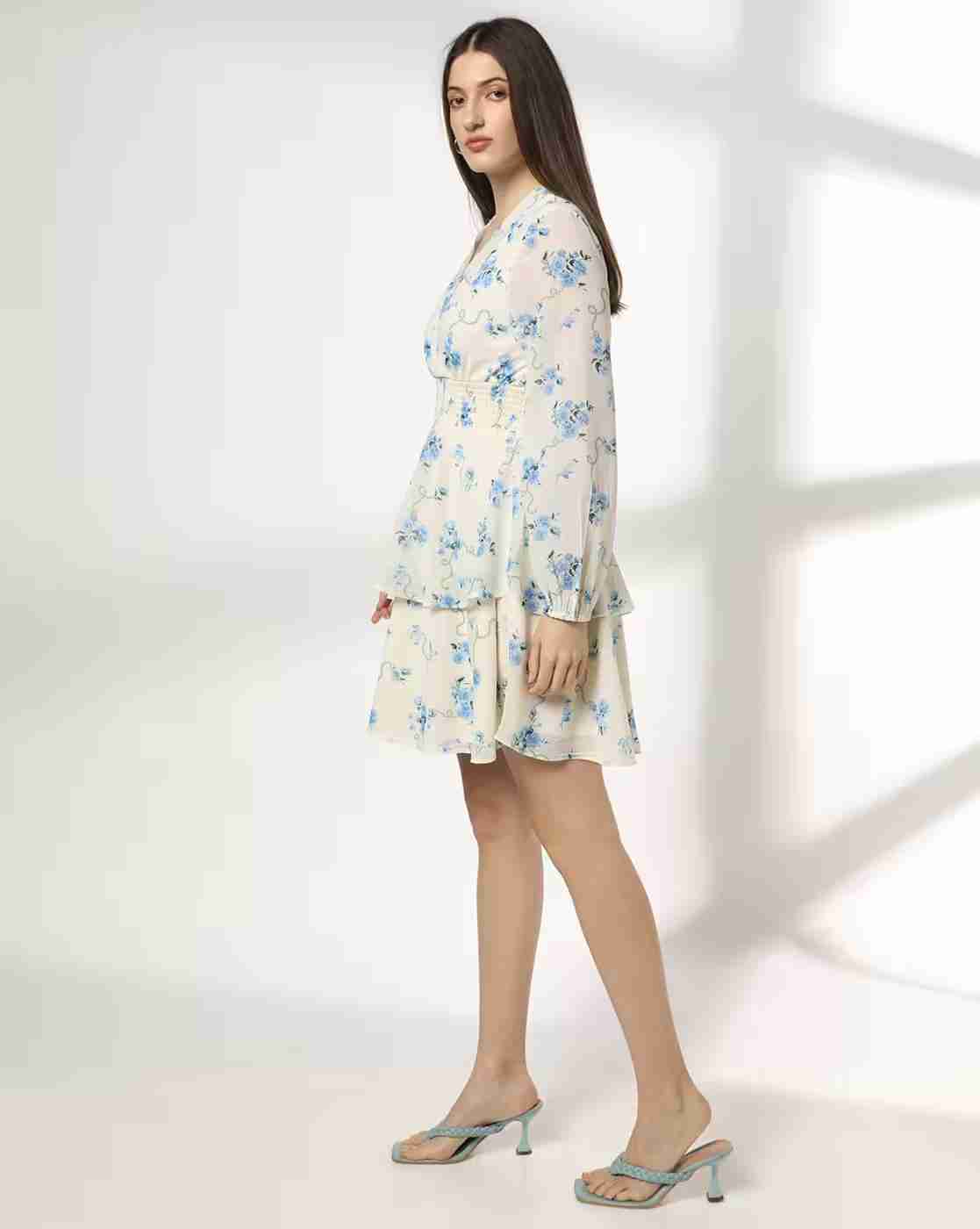 RIO | Women Floral Print Tiered Dress|1