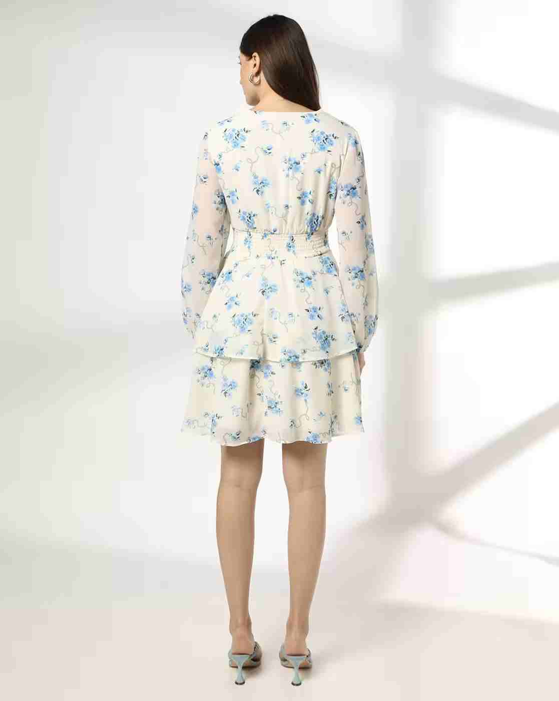 RIO | Women Floral Print Tiered Dress|2