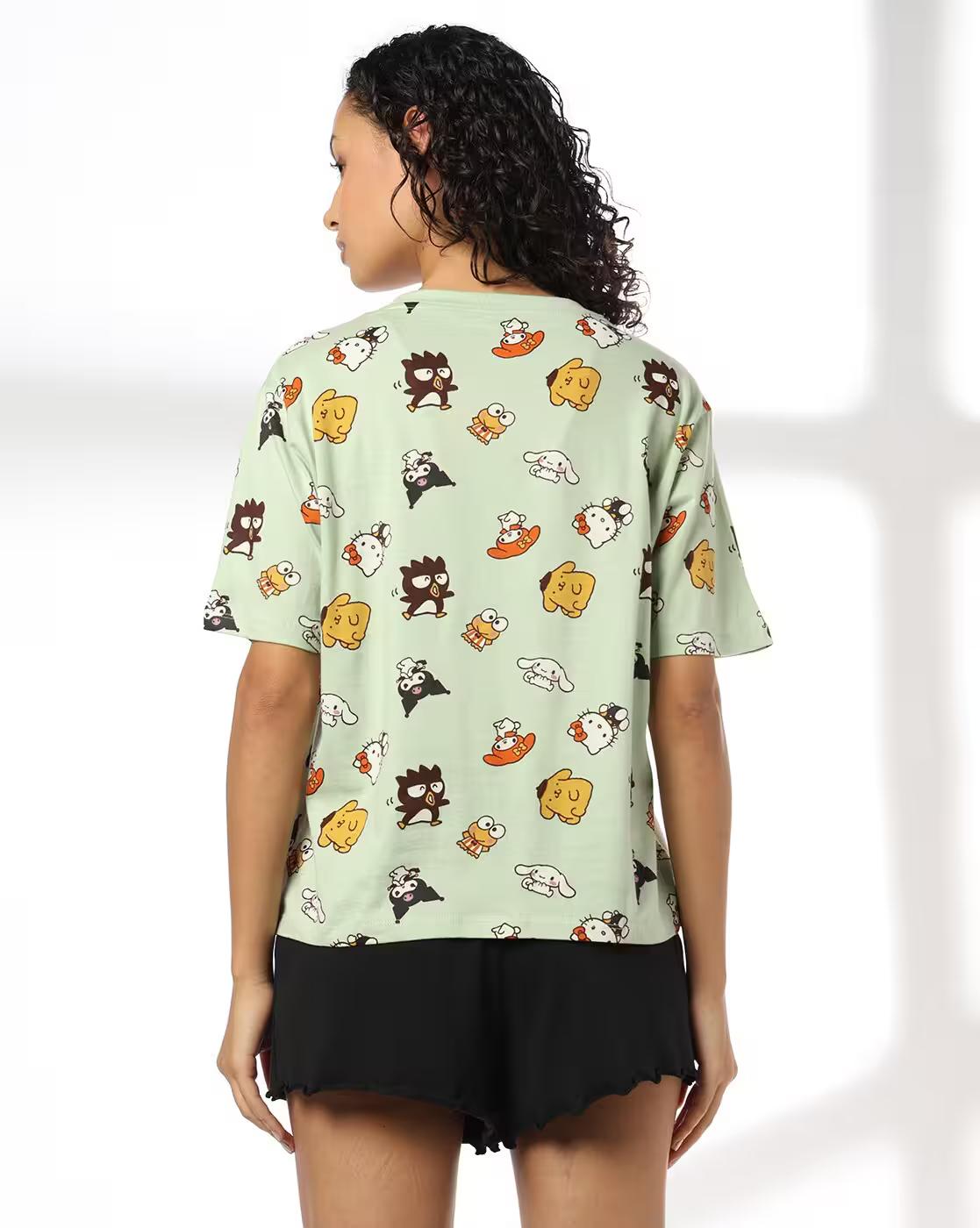 RIO | Women Hello Kitty & Friends Print Round-Neck T-Shirt|2
