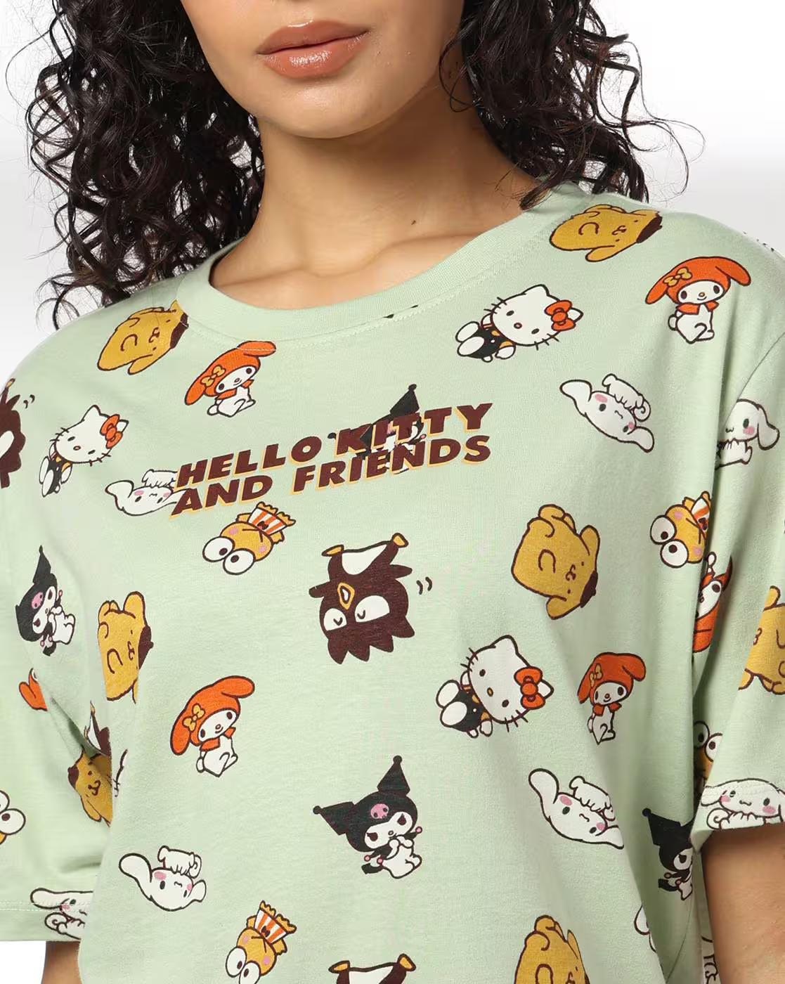 RIO | Women Hello Kitty & Friends Print Round-Neck T-Shirt|3