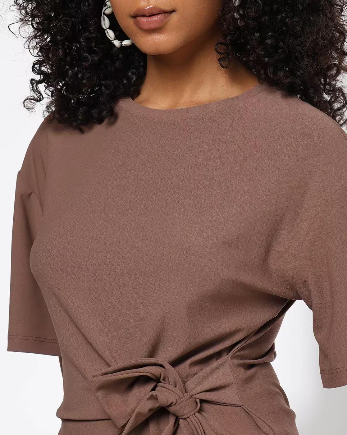 RIO | Women Regular Fit Top with Tie-Up|3
