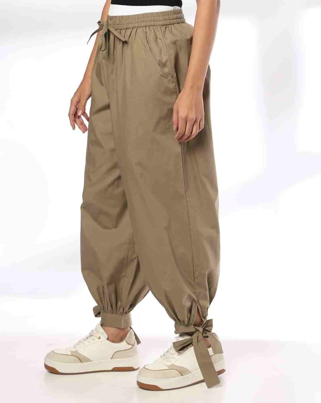 RIO | Women Relaxed Fit Tie-Up Balloon Pants|1