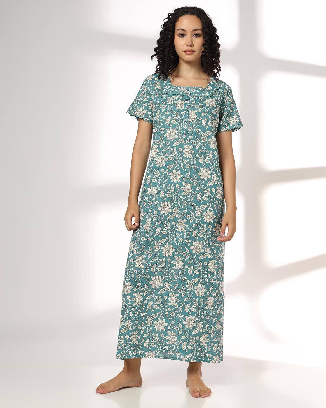 RIO | Women Floral Print Nightie|0