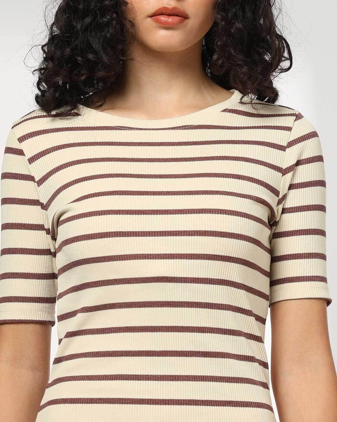 RIO | Women Striped Bodycon Dress|3