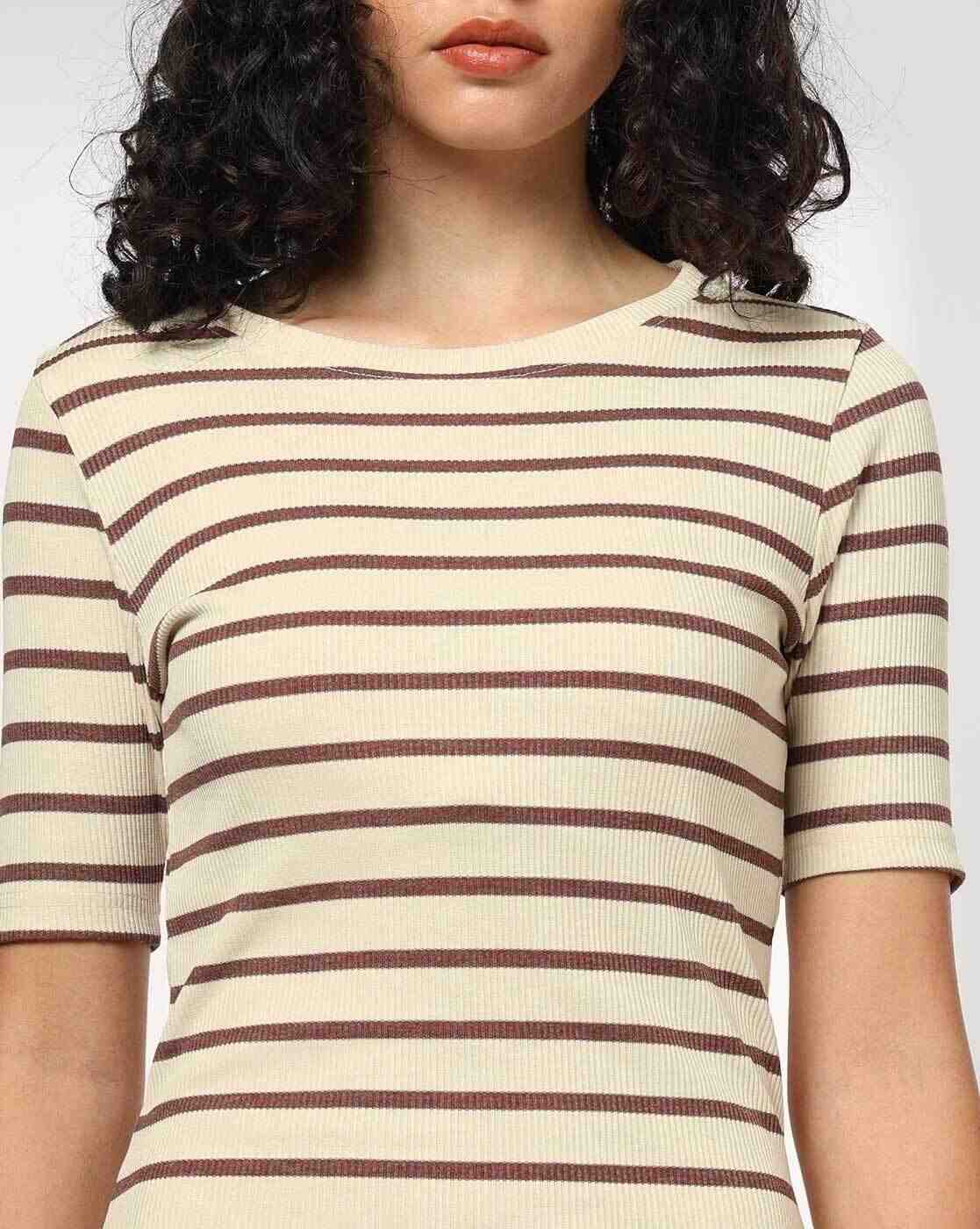 RIO | Women Striped Bodycon Dress|3