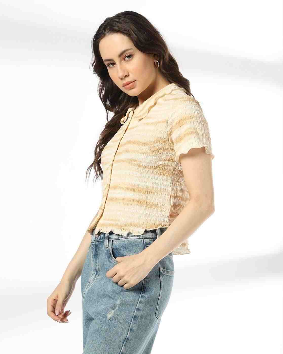 RIO | Women Printed Slim Fit Shirt|1