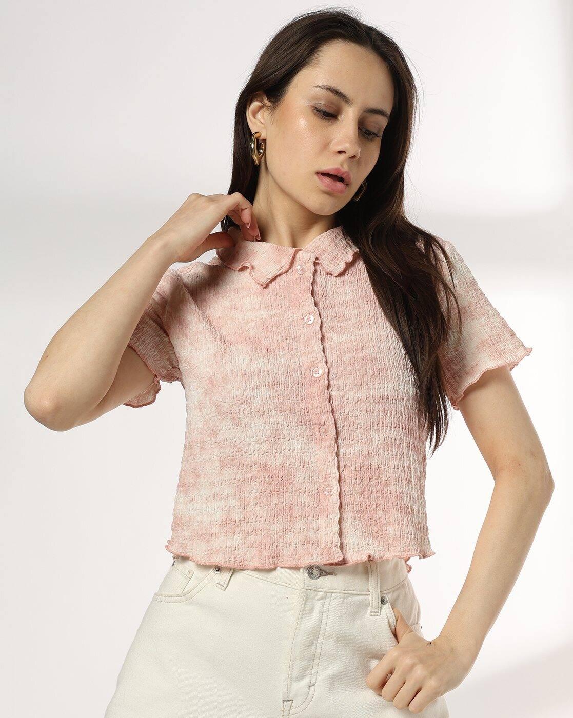RIO | Women Slim Fit Crop Shirt|3