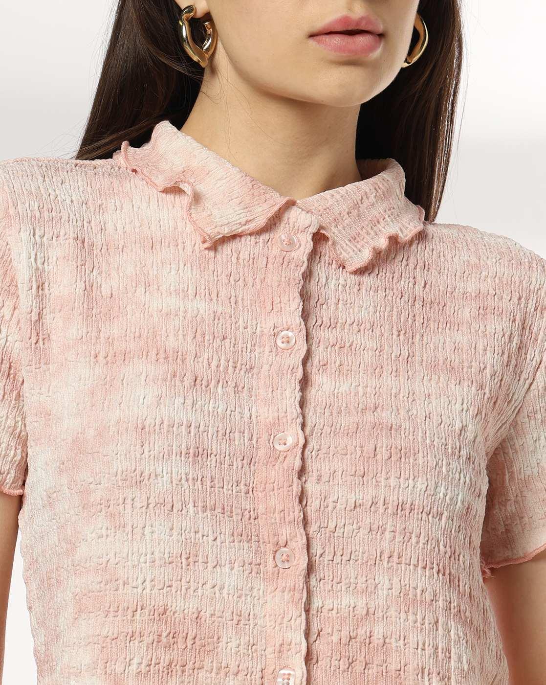 RIO | Women Slim Fit Crop Shirt|4