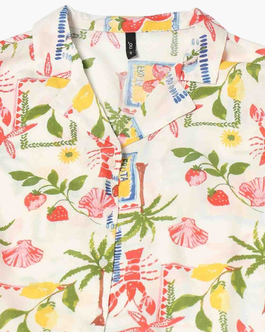 RIO | Women Printed Boxy Fit Shirt|4