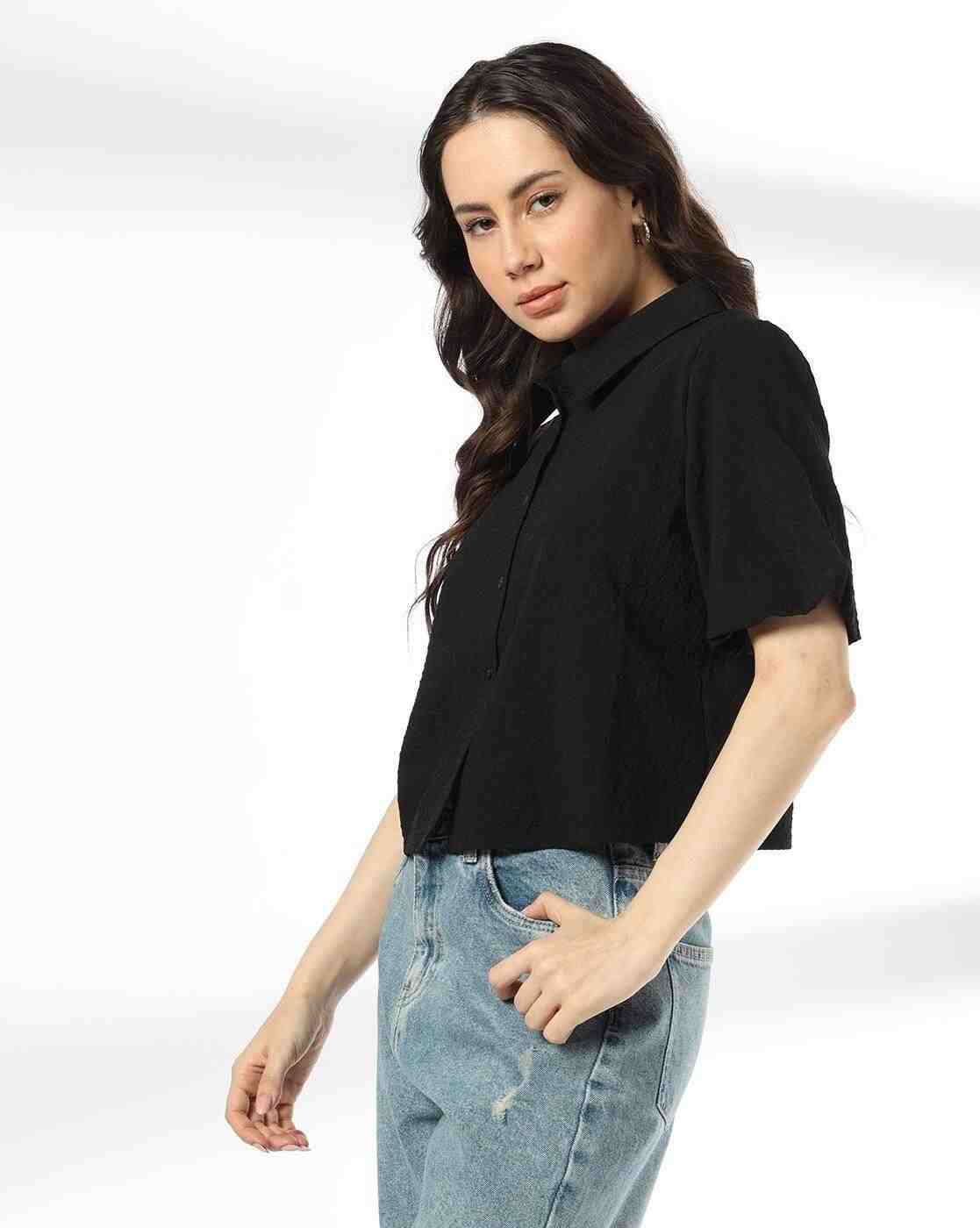 RIO | Women Bubble-Sleeve Regular Fit Shirt|1