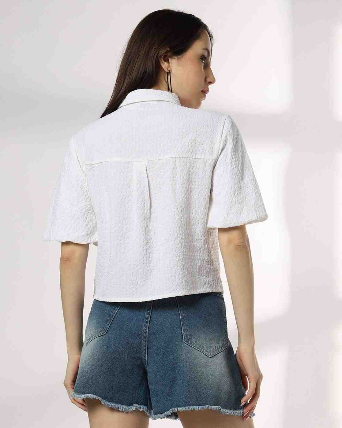 RIO | Women Bubble-Sleeve Regular Fit Shirt|2