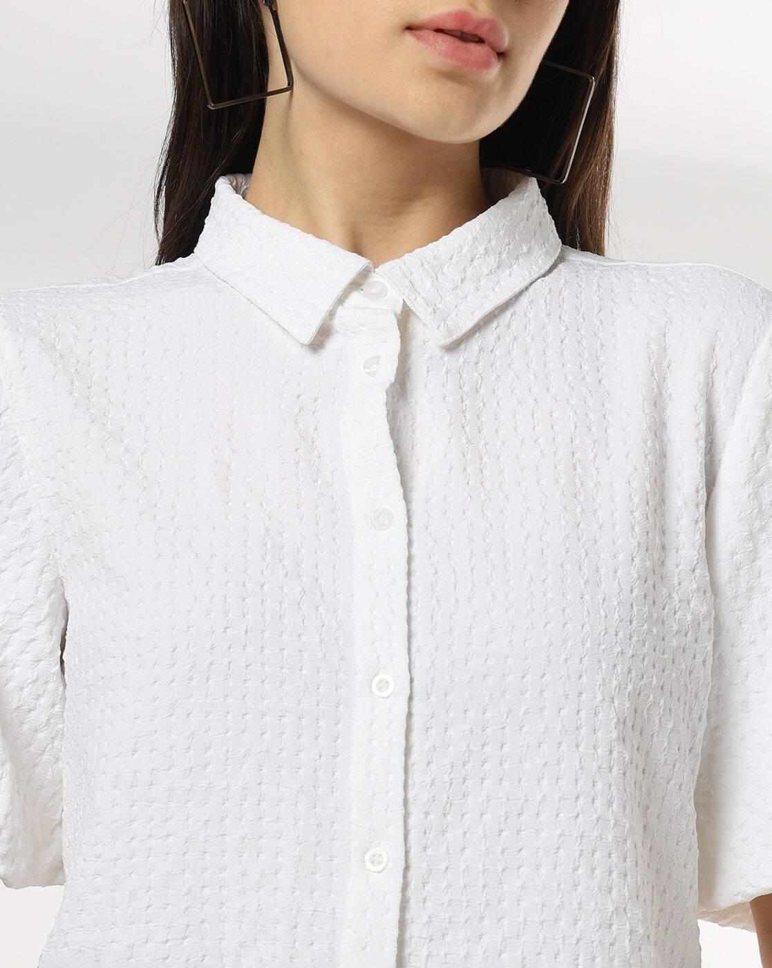 RIO | Women Bubble-Sleeve Regular Fit Shirt|3