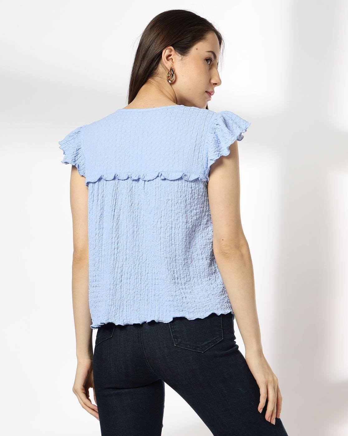 RIO | Women Lace Insert Boho Regular Fit Top|2