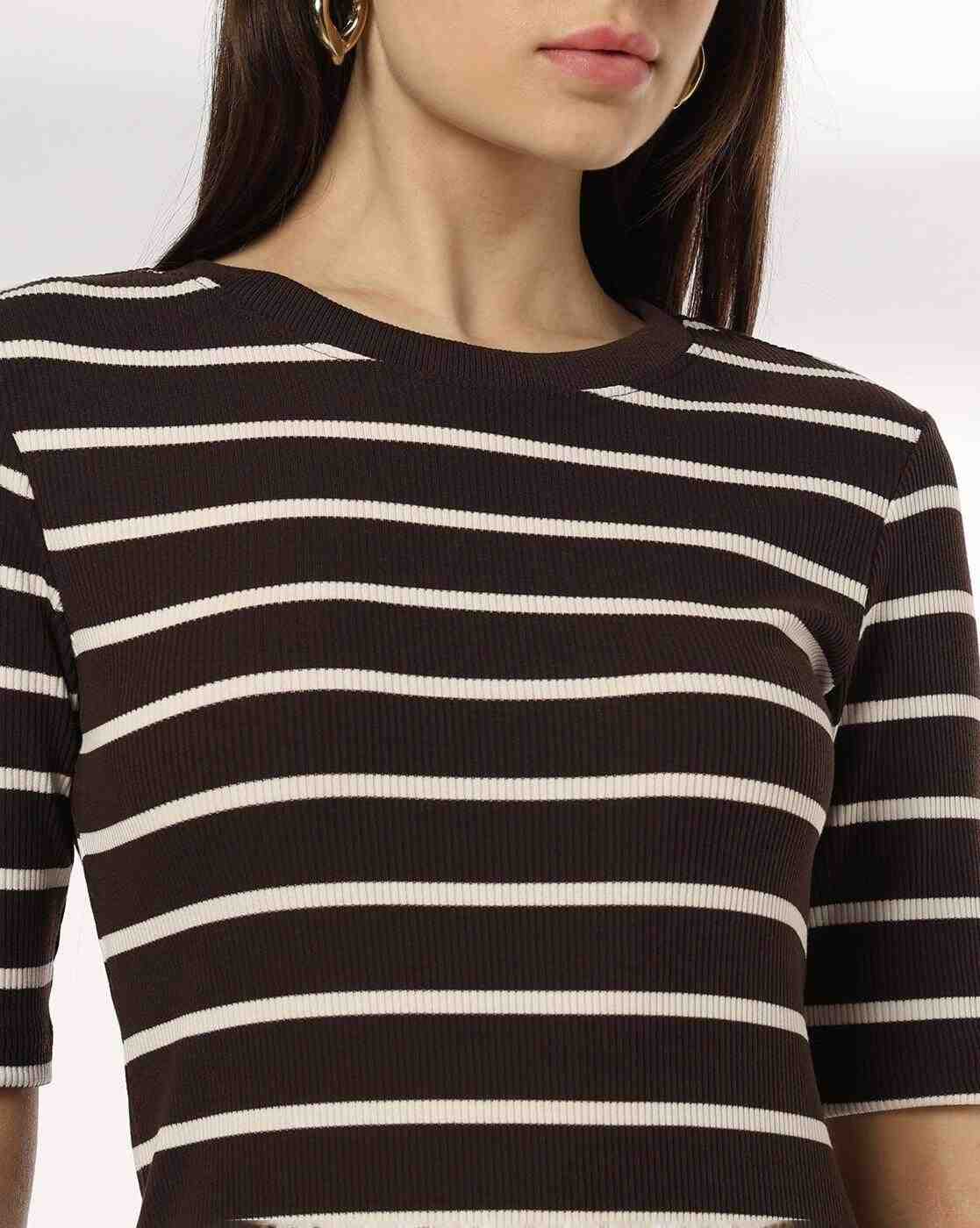 RIO | Women Stripes Bodycon Midi Dress|4