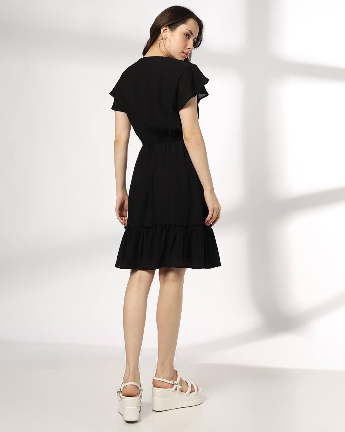 RIO | Women V-Neck Mini Tiered Dress|2