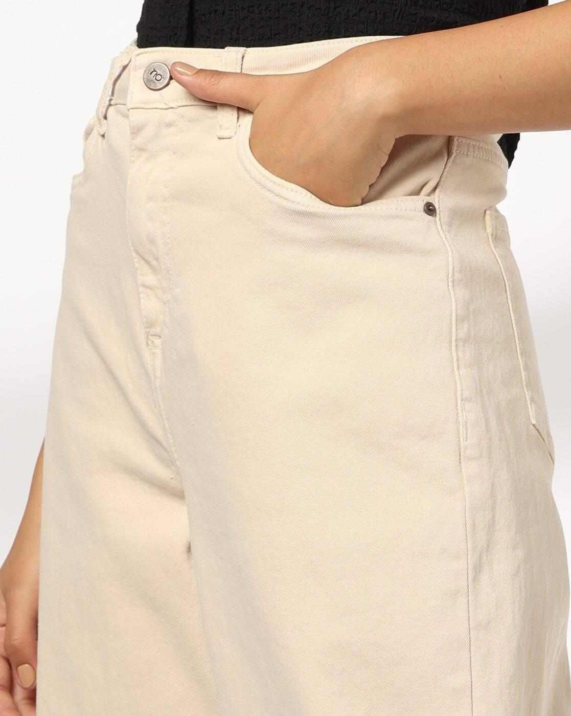 RIO | Women Straight Fit Flat-Front Trousers|3