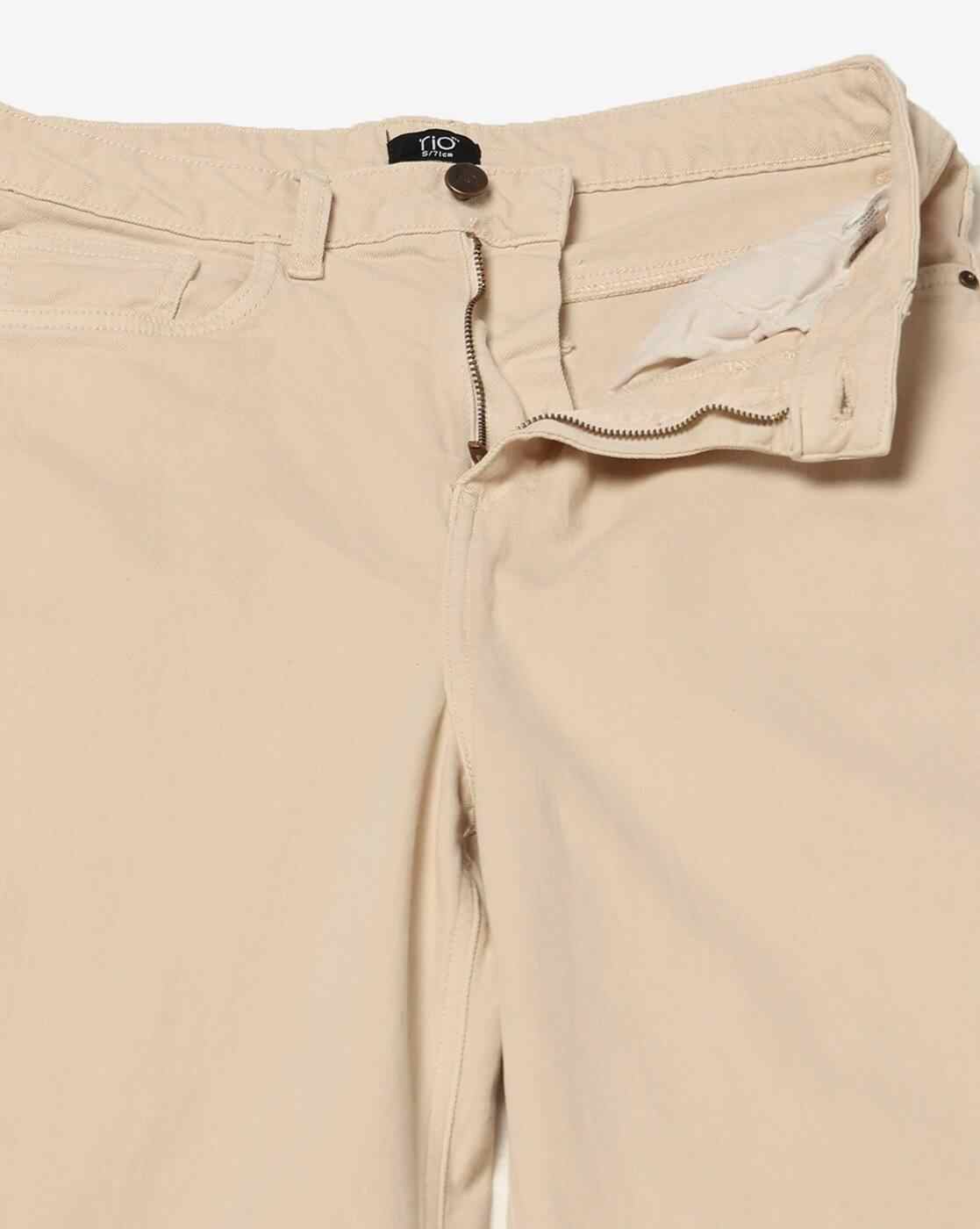 RIO | Women Straight Fit Flat-Front Trousers|4