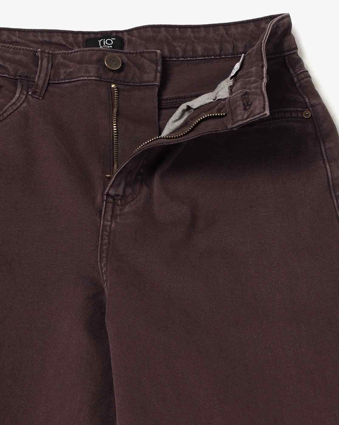 RIO | Women Straight Fit Flat-Front Trousers|4