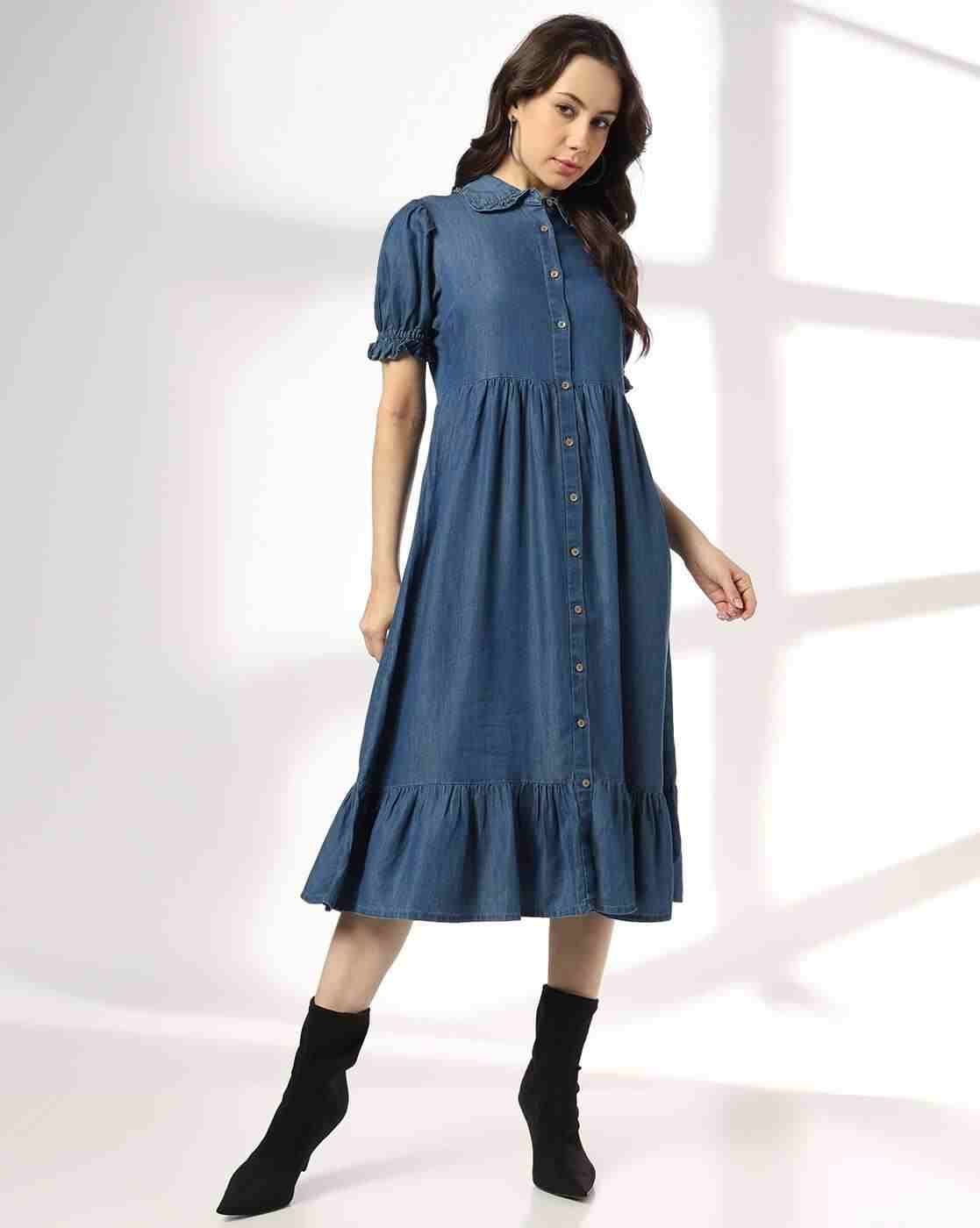 RIO | Women Washed Fit & Flare Dress|0