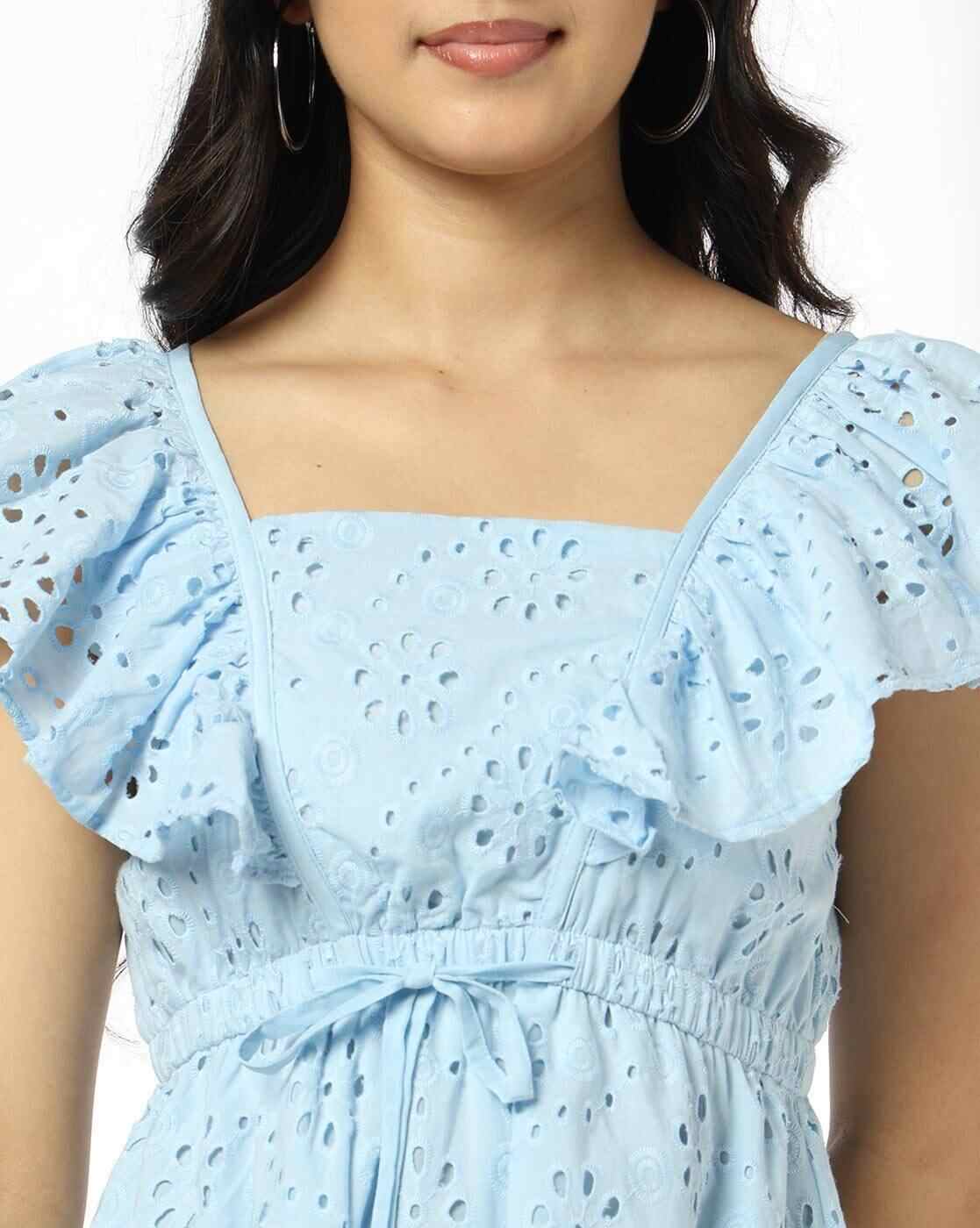 RIO | Women Square-Neck Fit & Flare Dress|4