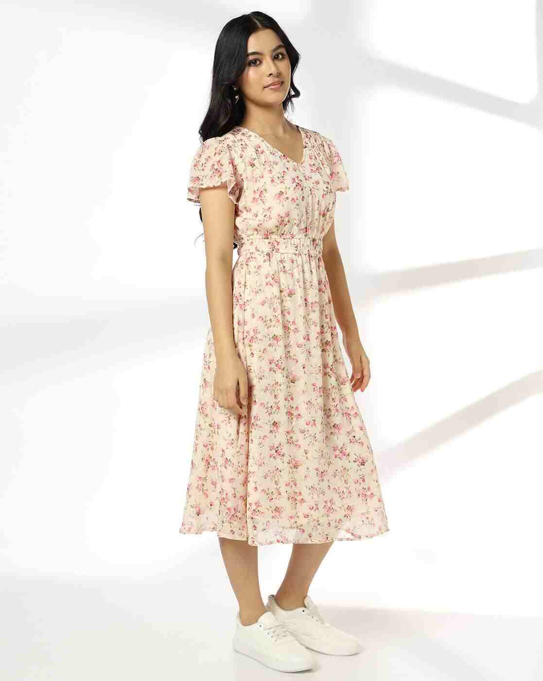 RIO | Women All-Over Print Fit & Flare Dress|1