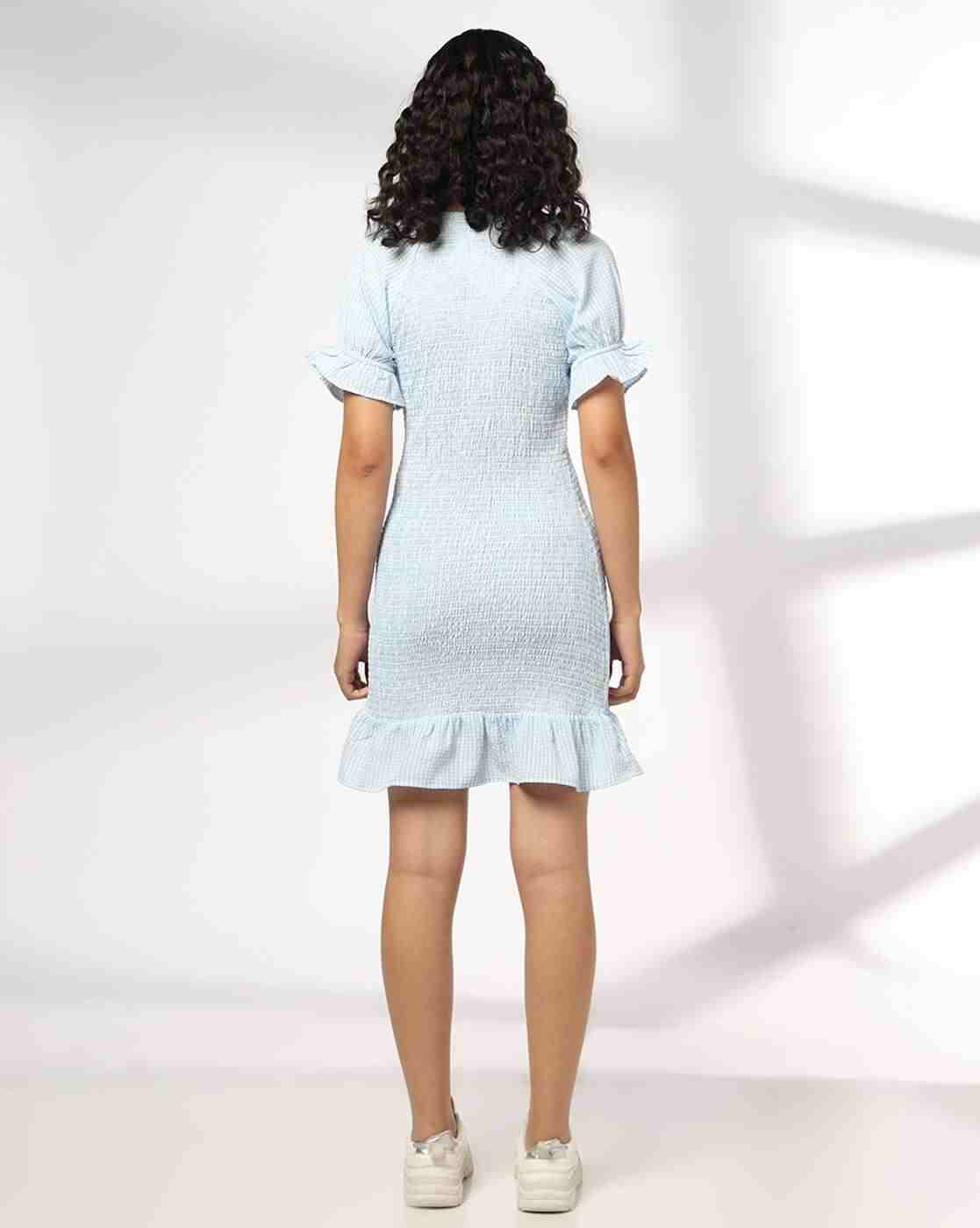 RIO | Women Smocked Bodycon Dress|2