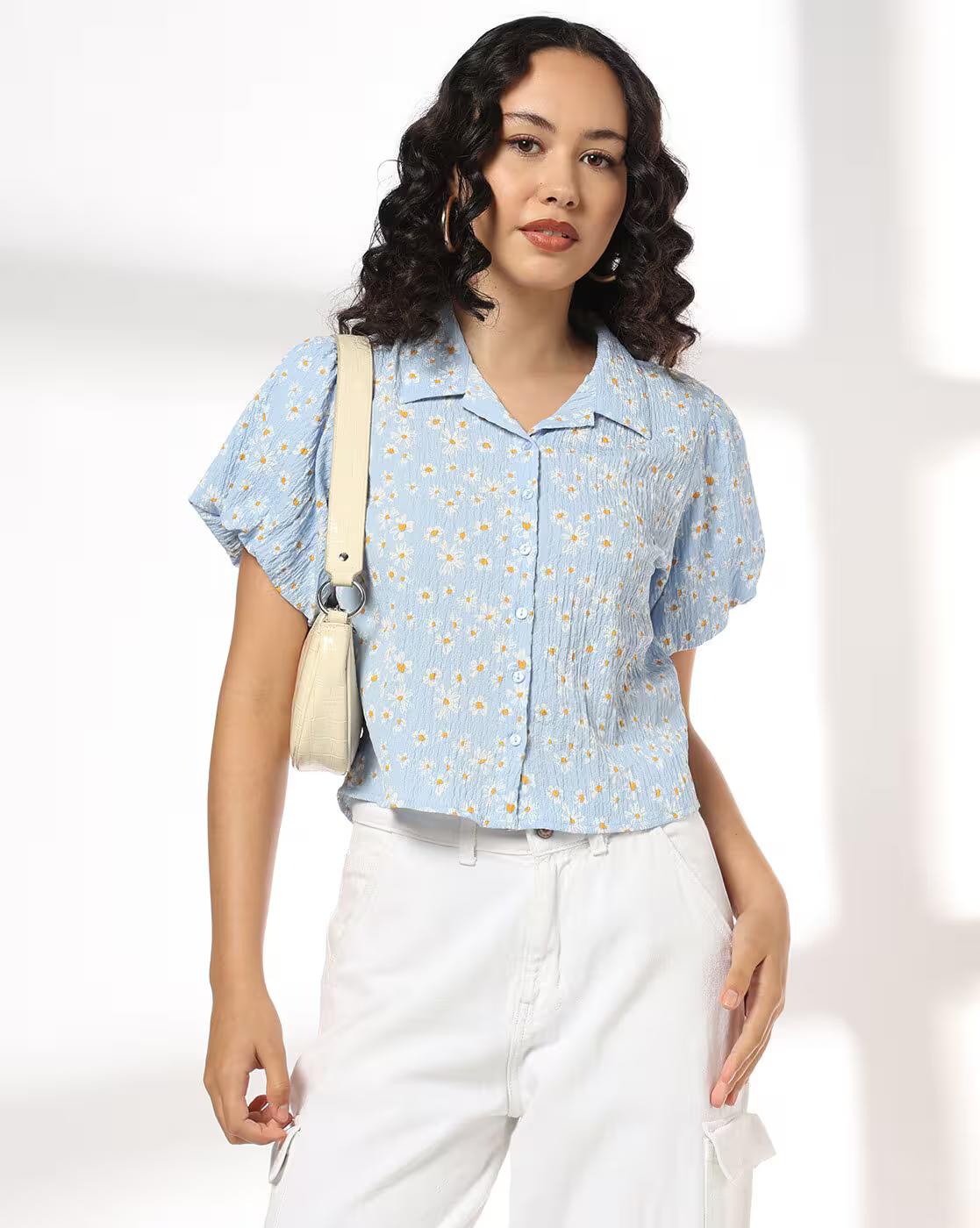 Women Floral Regular Fit Shirt