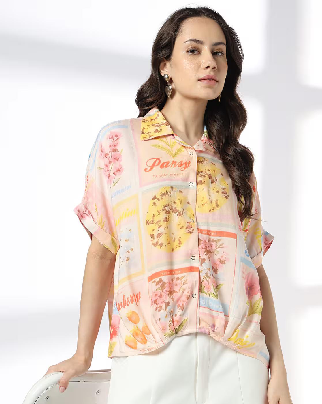 RIO | Women Graphic Print Regular Fit Shirt|0