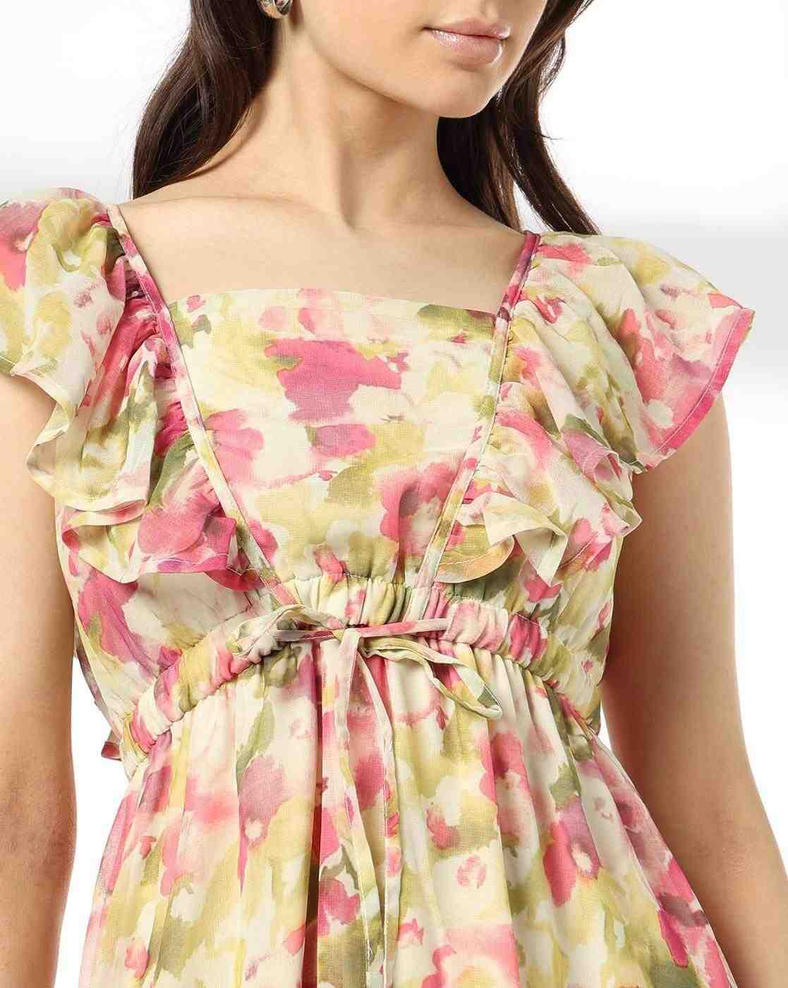 RIO | Women All-Over Print Fit & Flare Dress|3