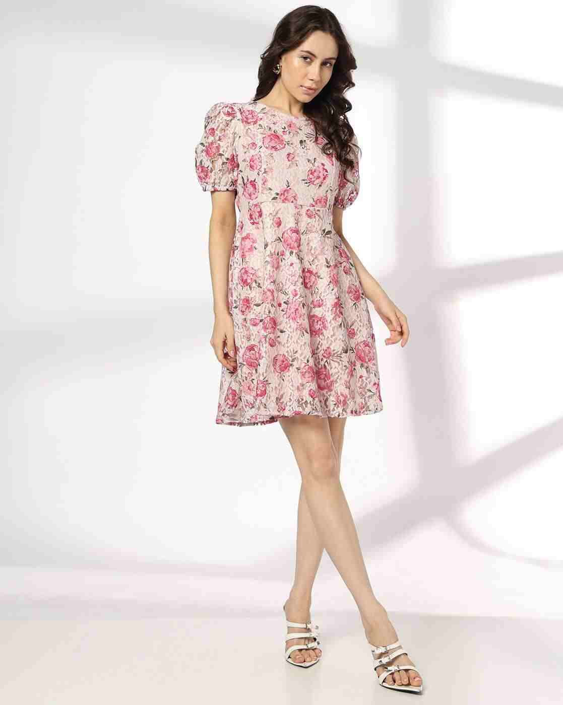 RIO | Women Lace Fit & Flare Dress|0