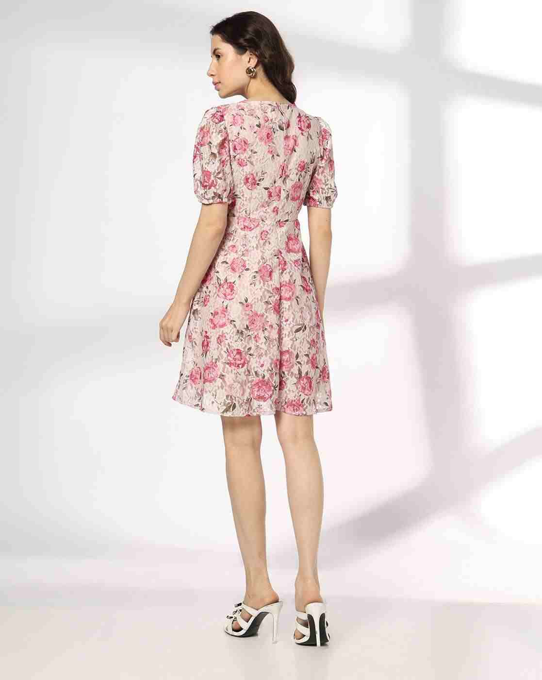 RIO | Women Lace Fit & Flare Dress|2