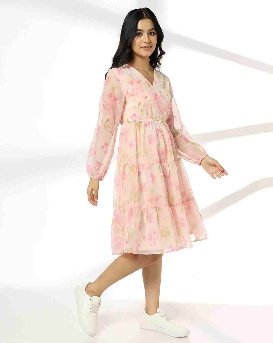 RIO | Women All-Over Print Tiered Dress|1