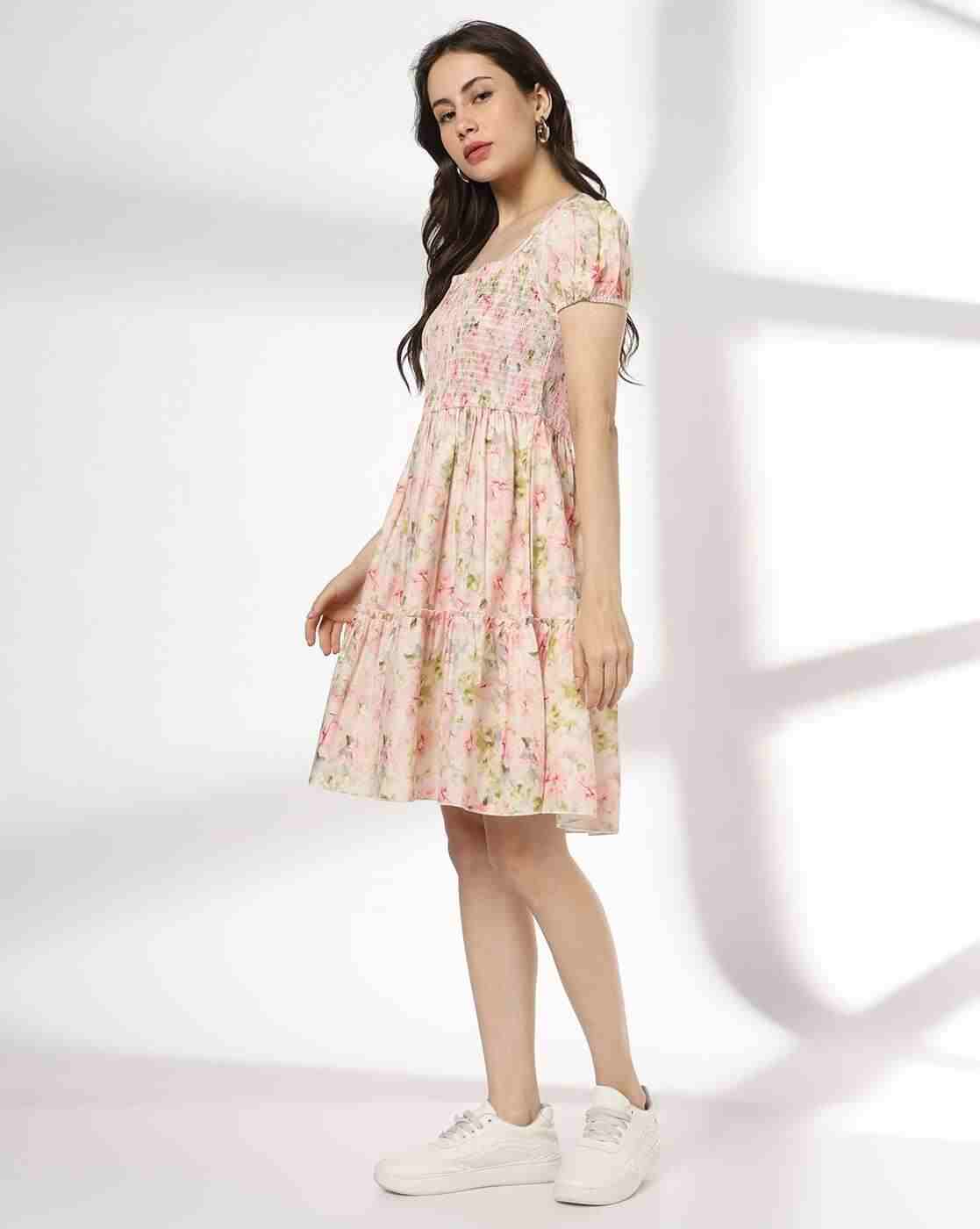 RIO | Women All-Over Print Tiered Dress|1