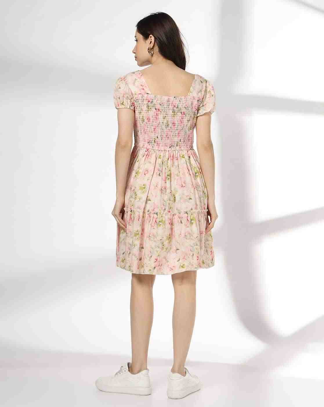 RIO | Women All-Over Print Tiered Dress|2