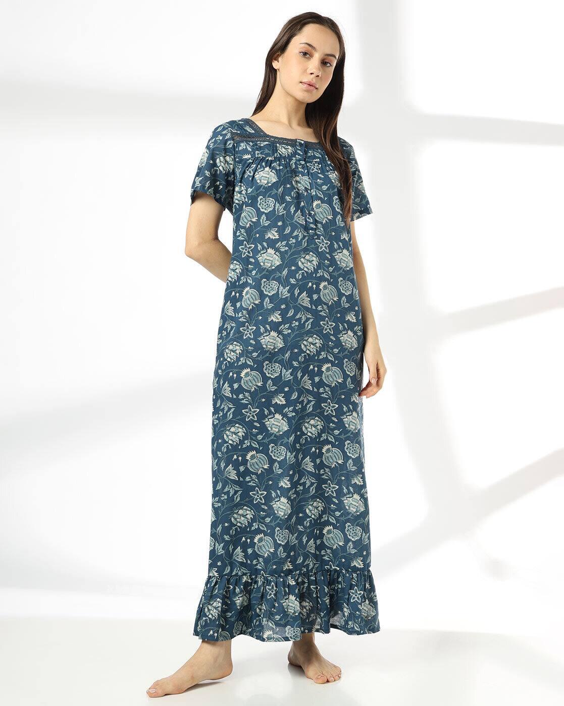 RIO | Women Floral Print Nightie|0