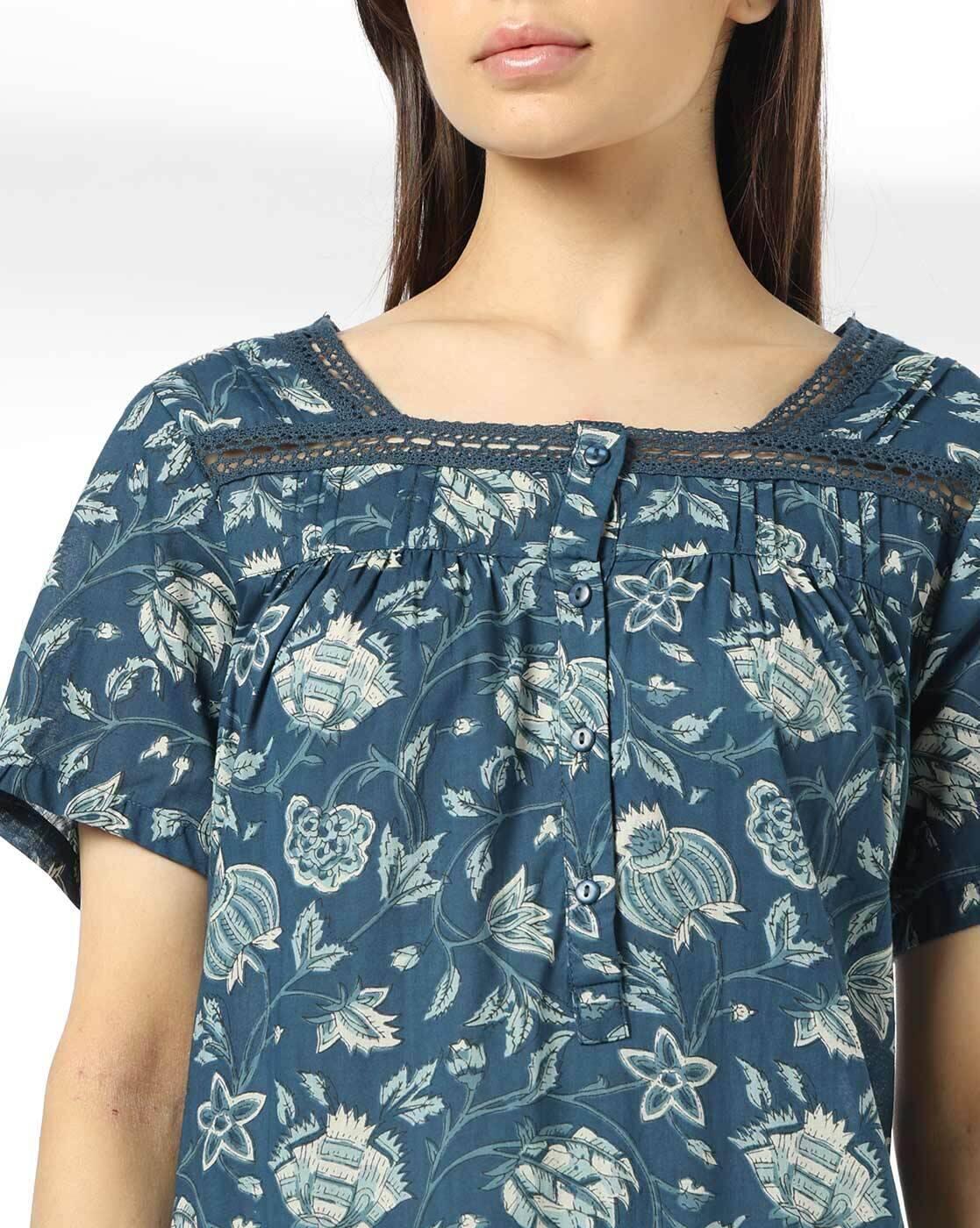 RIO | Women Floral Print Nightie|3