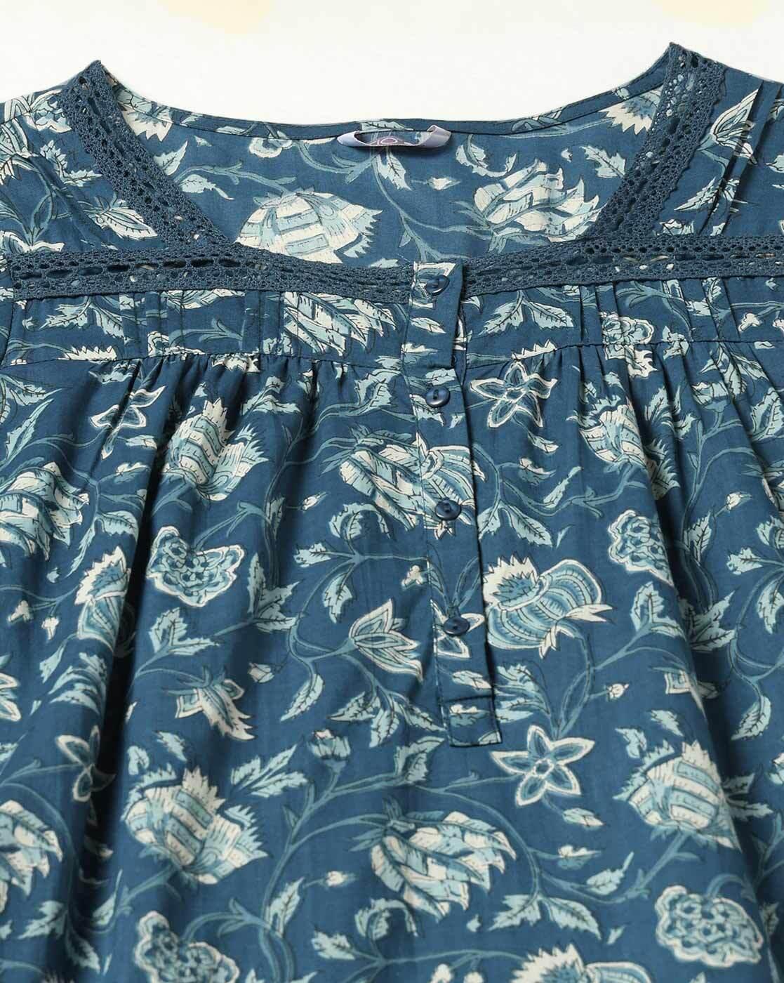RIO | Women Floral Print Nightie|5