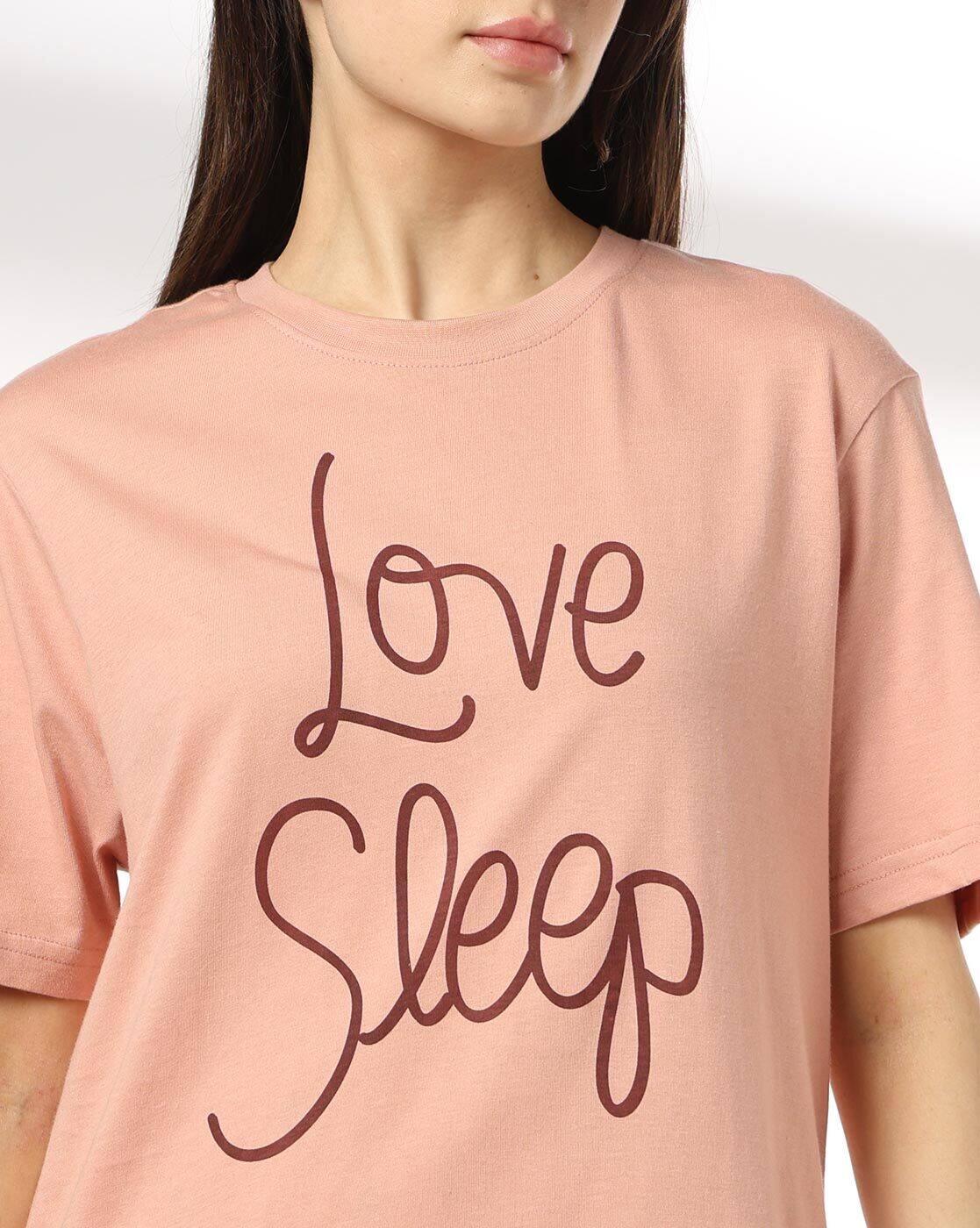 RIO | Women Graphic Print T-Shirt & Pyjamas Sets|3