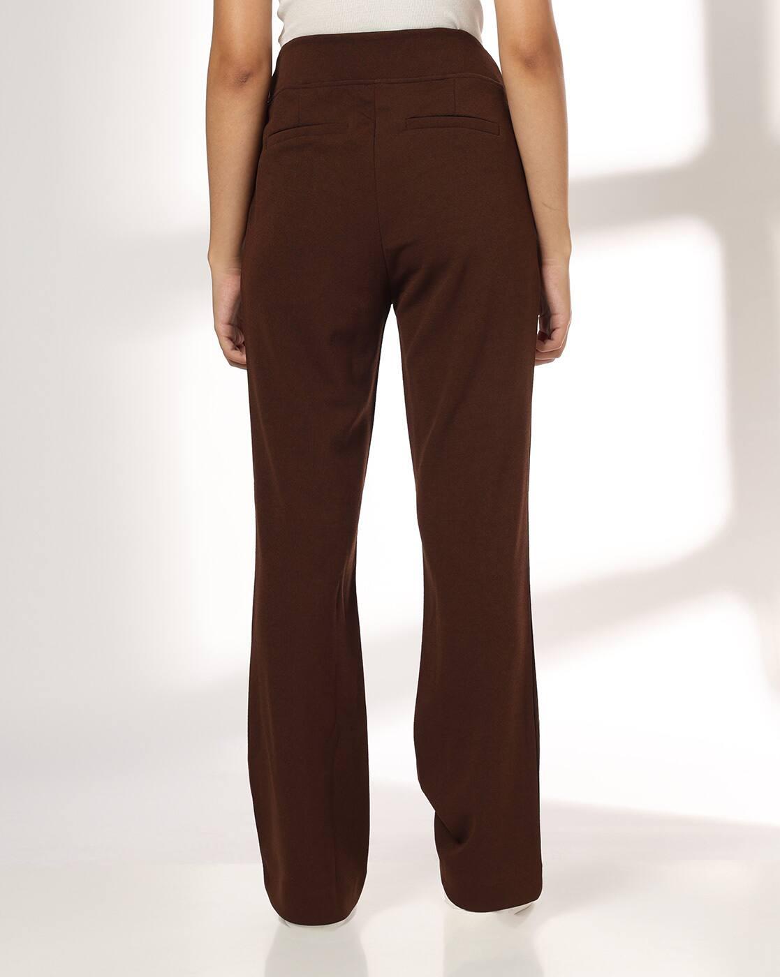 RIO | Women Straight Fit Flat-Front Pants|2