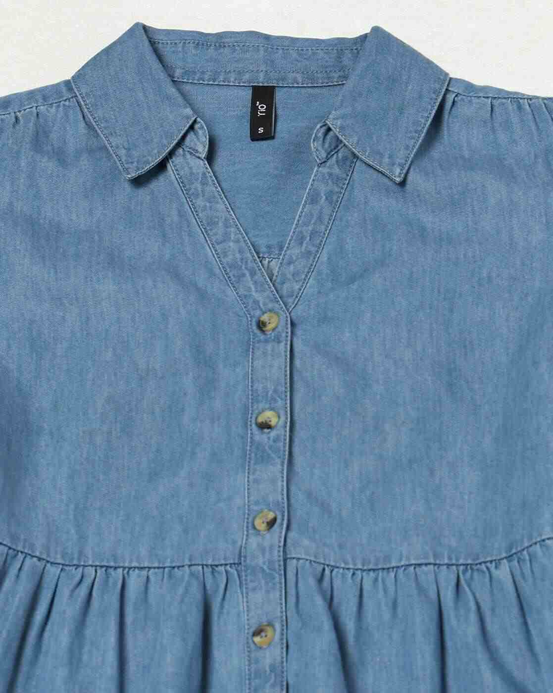 RIO | Women Lightly Washed Tiered Dress|7