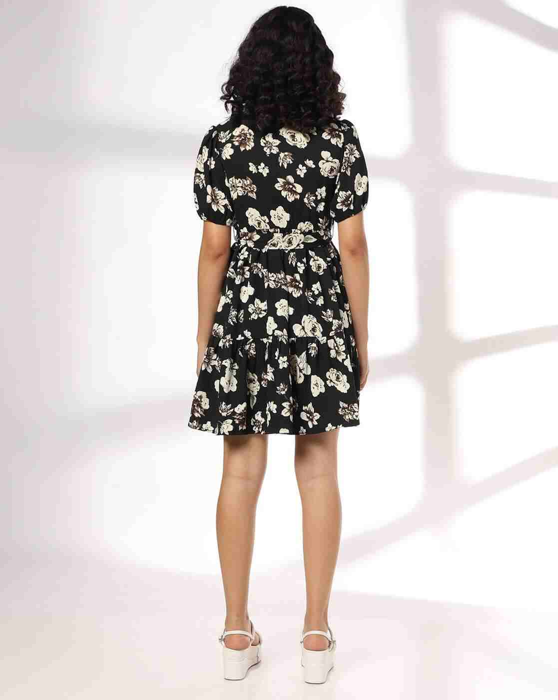 RIO | Women Floral Print A-Line Dress|2