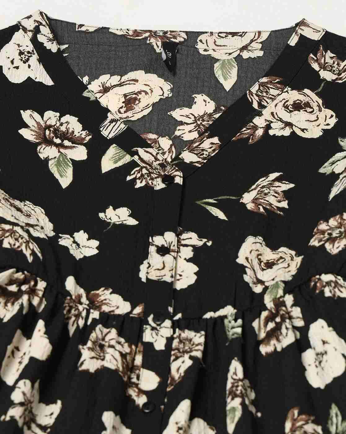 RIO | Women Floral Print A-Line Dress|5
