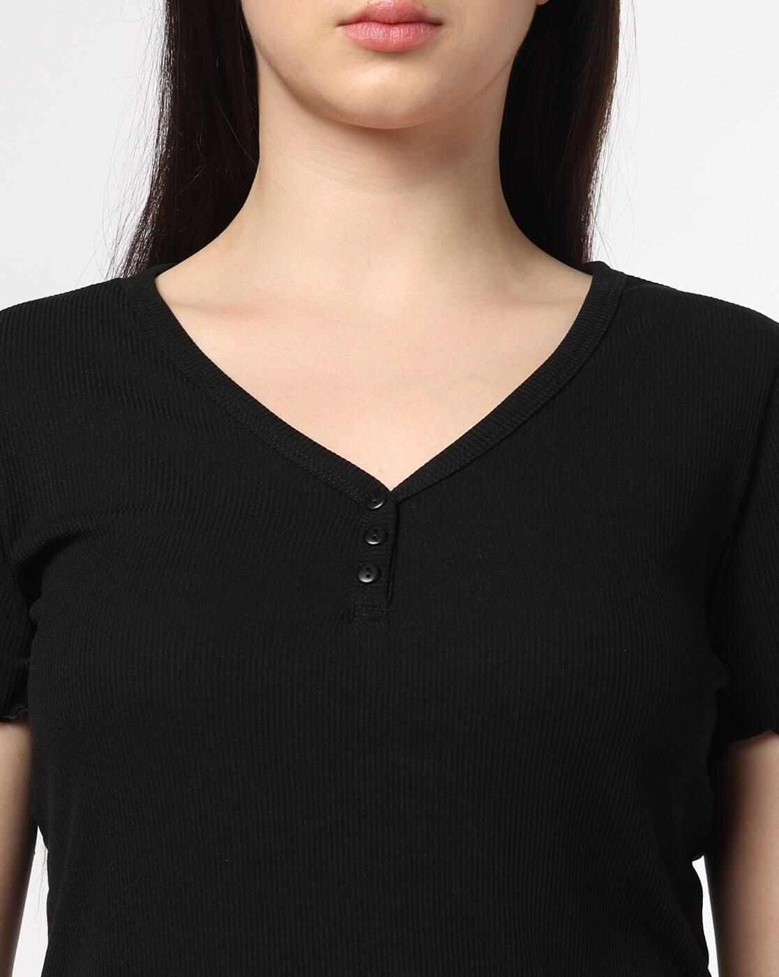 RIO | Women Relaxed Fit V-Neck T-Shirt|3
