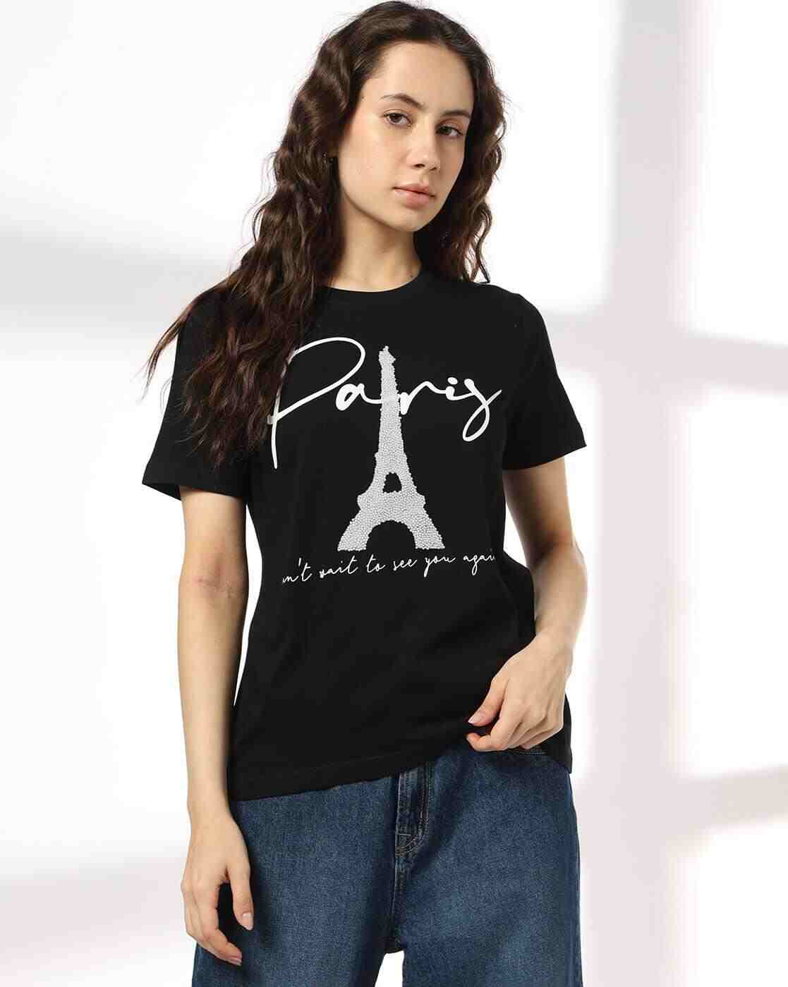RIO | Women Graphic Print Regular Fit Round-Neck T-Shirt|0