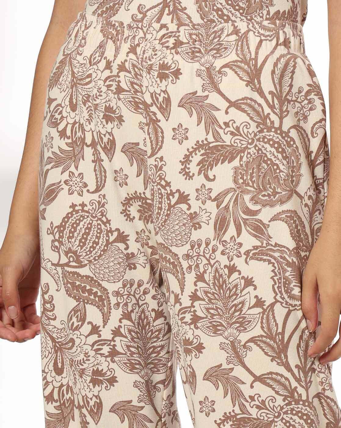 RIO | Women Printed Rib Knit Pyjamas|3