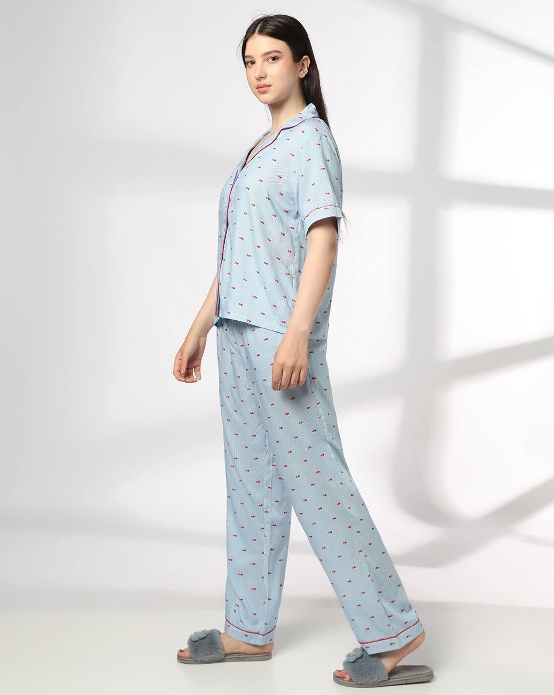 RIO | Women Patterned Shirt & Pants Co-Ord Set|1